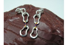 Climbing Bolt Hanger Earrings and Two Quickdraws 