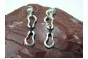 Climbing Bolt Hanger Earrings and Two Quickdraws 