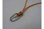Climbing Locking Carabiner and Tube Belaying Device Necklace 