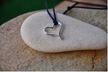Heart Shaped Carabiner Necklace